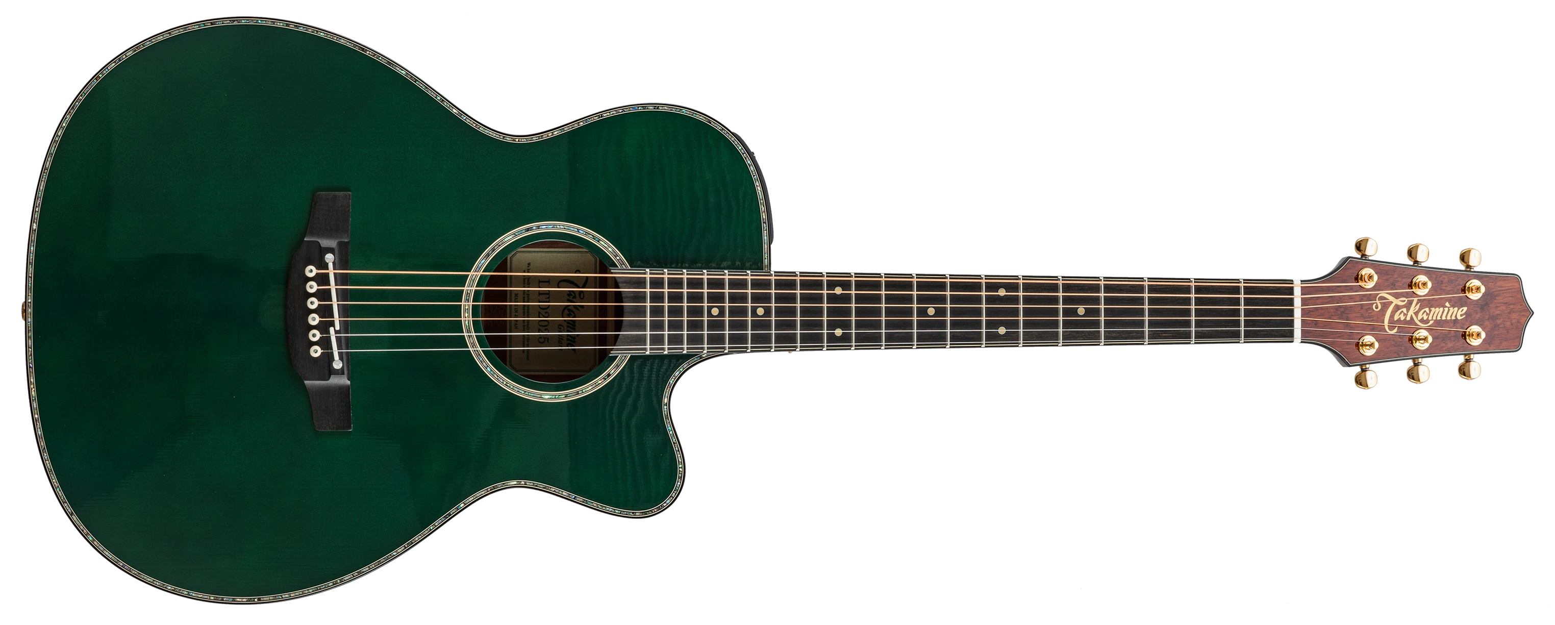 Takamine Ltd 2025 OM Cut Engelmann-Fichte/Koa Evergreen